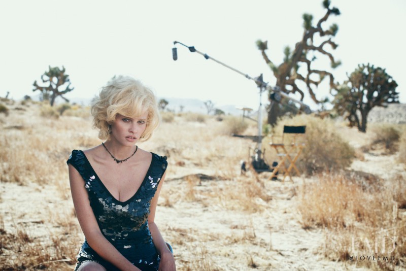 Lara Stone featured in Modern Marilyn, January 2012