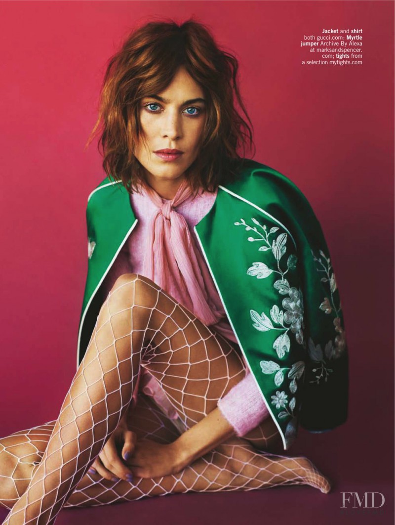Alexa Chung featured in Girl Most Likely, April 2016