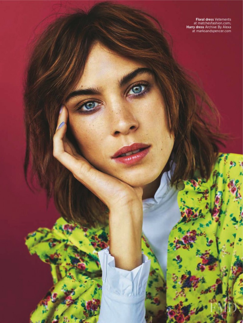 Alexa Chung featured in Girl Most Likely, April 2016