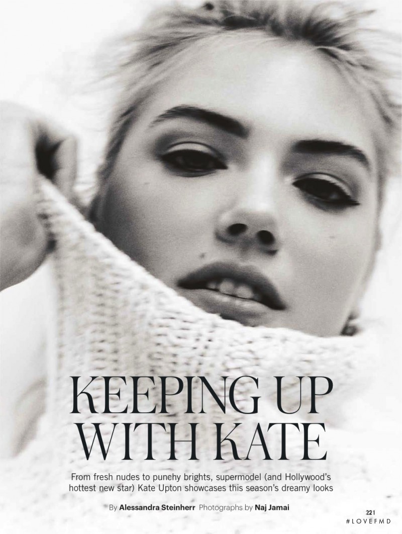 Kate Upton featured in Keeping up with Kate, April 2016