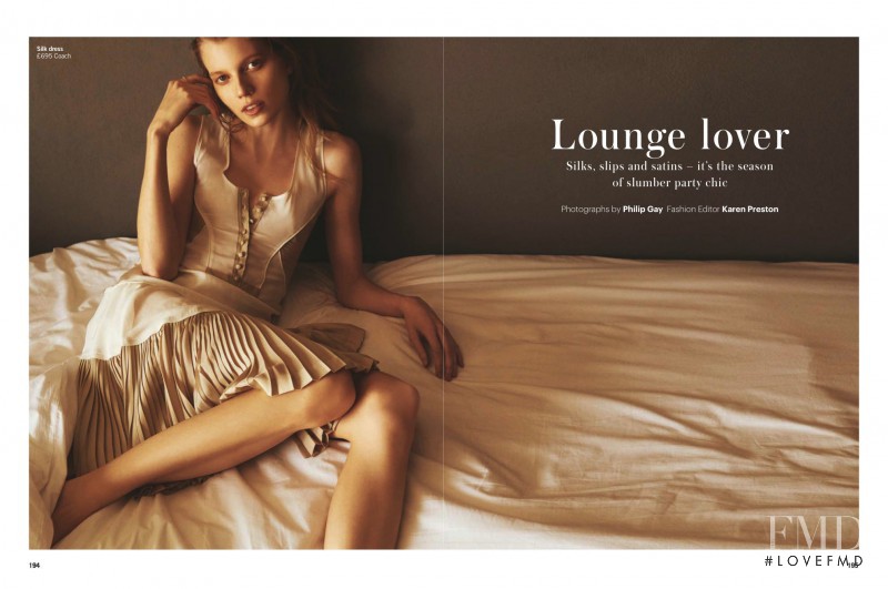 Saara Sihvonen featured in Lounge Lover, April 2016