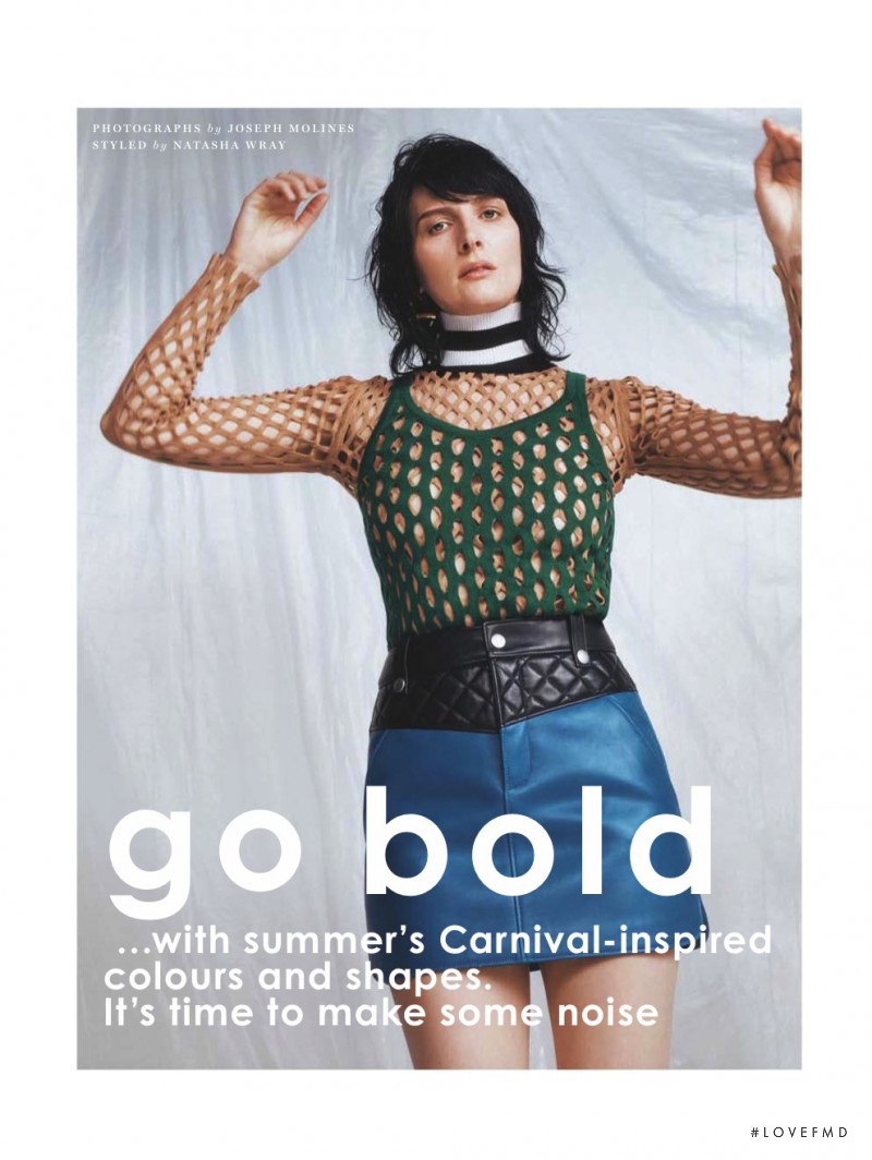 Kim Peers featured in Go Bold, June 2016