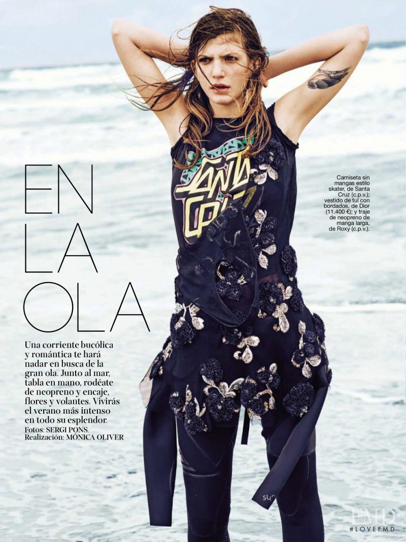 Caterina Ravaglia featured in En La Ola, May 2016