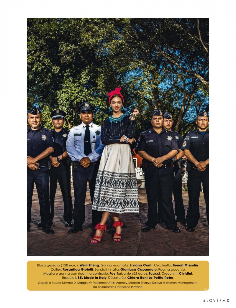 Zhenya Katava featured in Messico Folk, June 2016