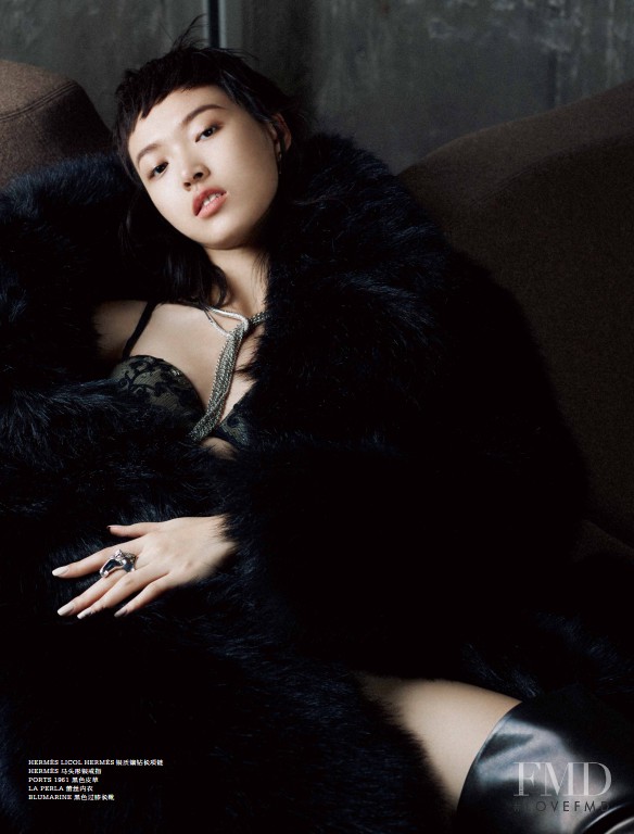 Tian Yi featured in Bright Young Things, December 2014