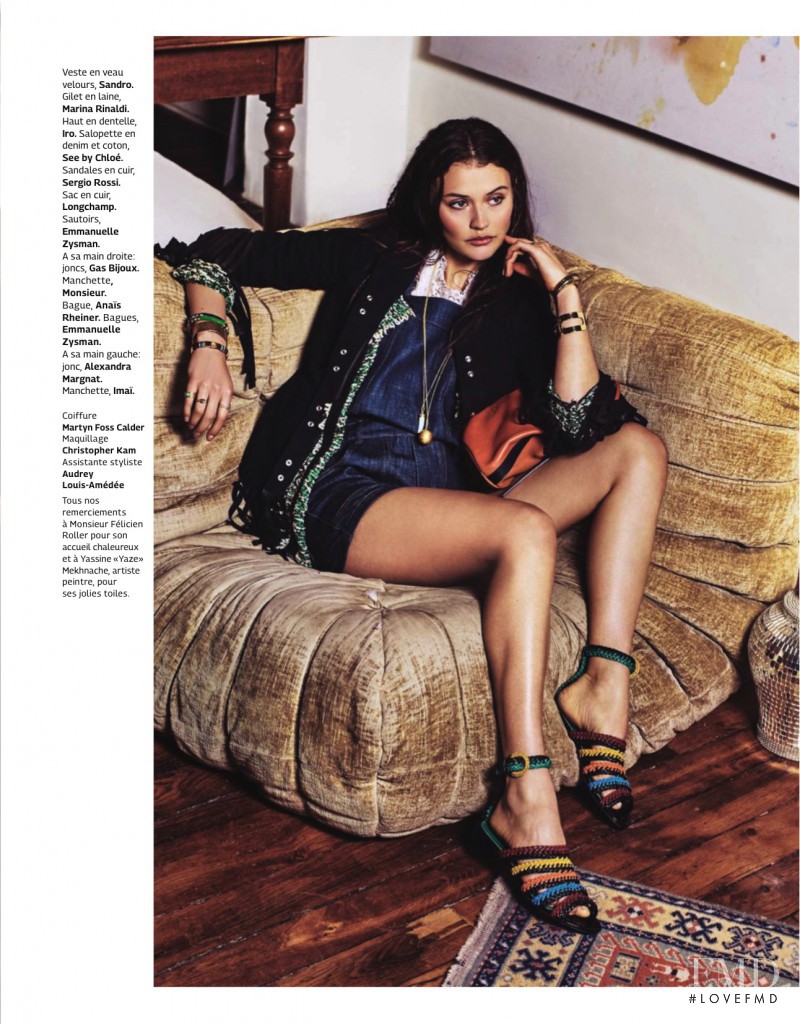 Chloé Lecareux featured in Free, March 2016