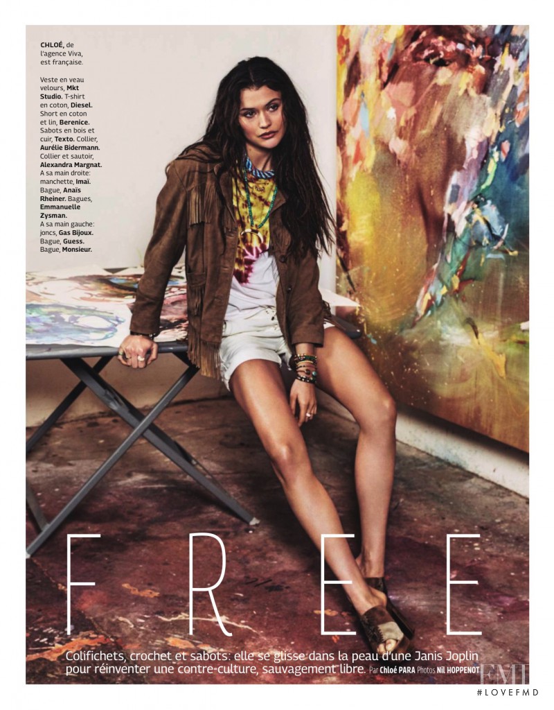 Chloé Lecareux featured in Free, March 2016