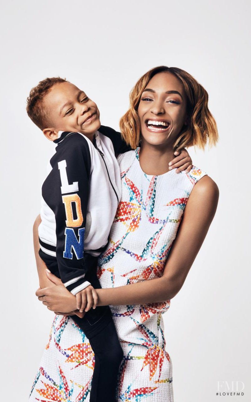 Jourdan Dunn featured in Dunn and son, April 2016