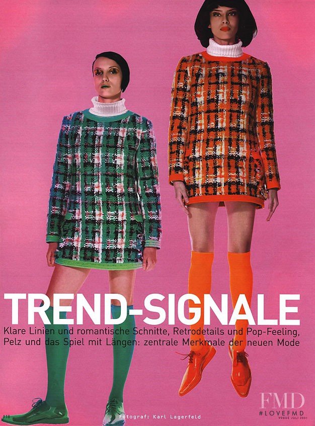 Liliana Dominguez featured in Trend-Signale, July 2001