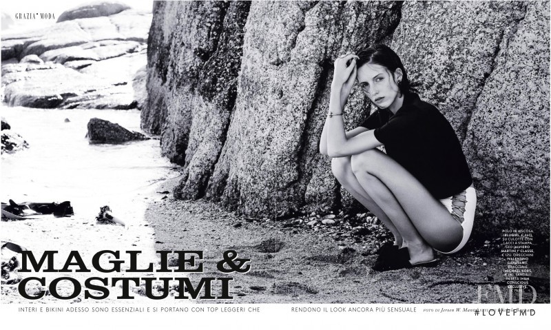 Iris Egbers featured in Maglie & Costumi, May 2016