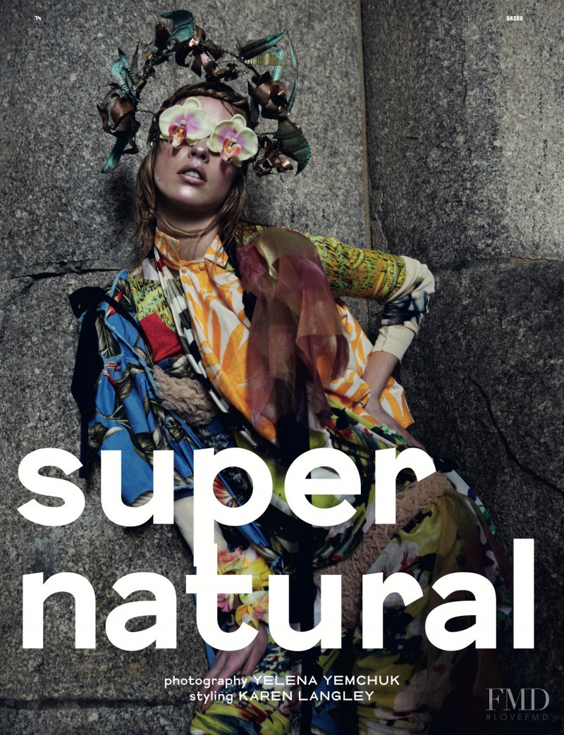 Julia Frauche featured in Super Natural, January 2012