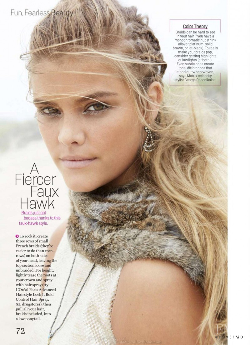 Nina Agdal featured in Sexy New Ways To Wear Braids, February 2015