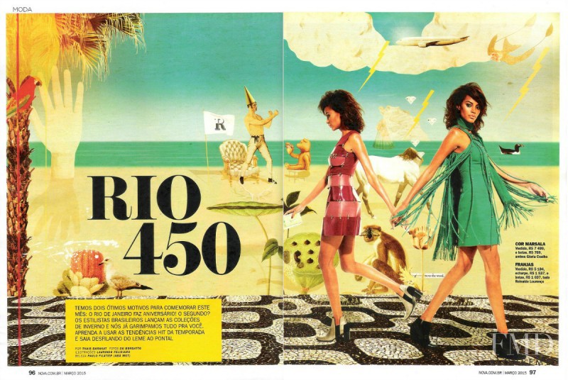 Ana Bela Santos featured in Rio 450, March 2015