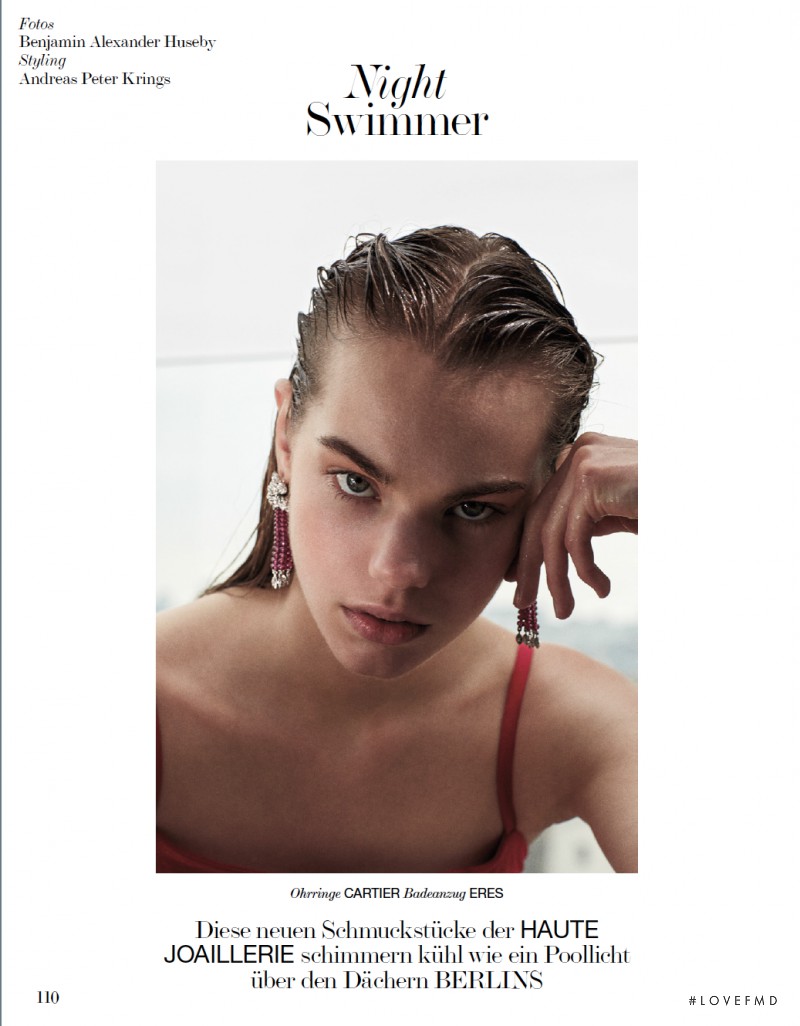 Estella Boersma featured in Night Swimmer, May 2016