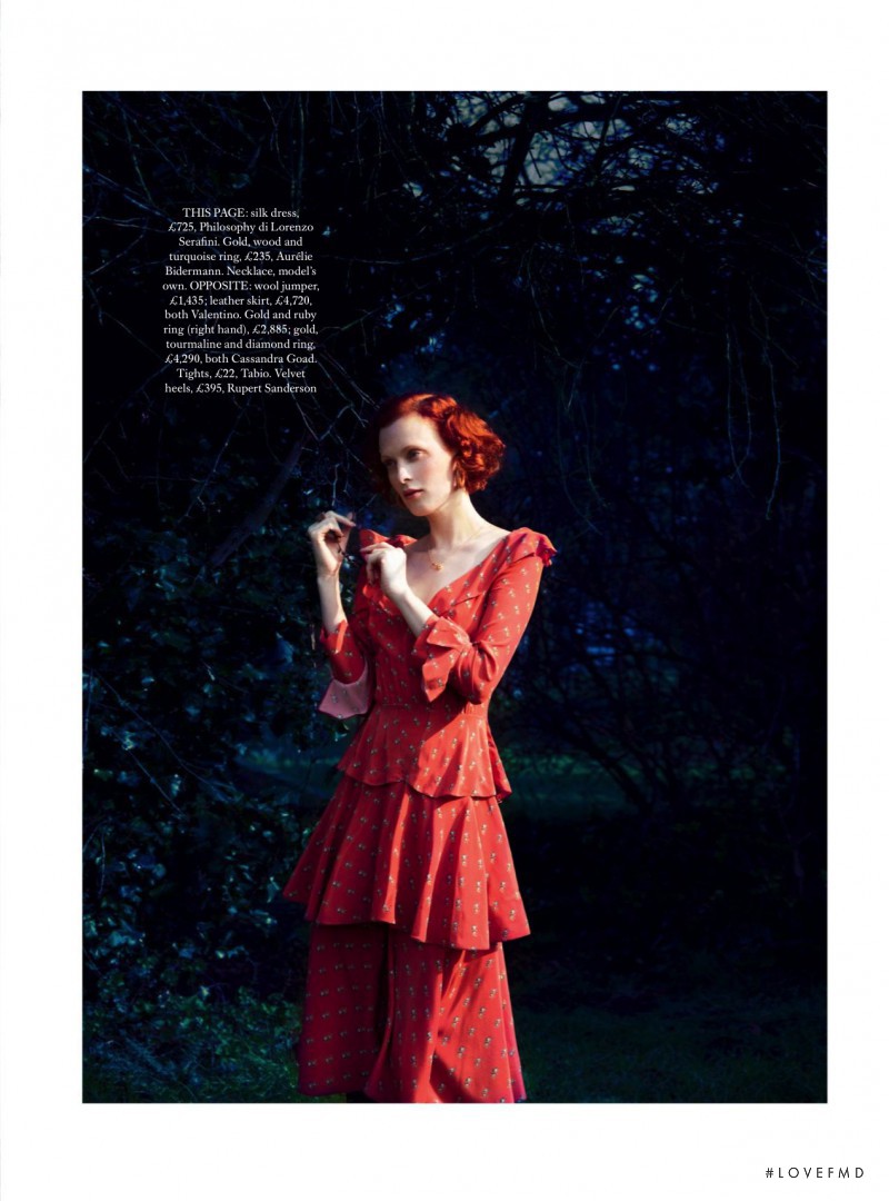 Karen Elson featured in Last Night I Dreamed I Went To Manderley Again, July 2016