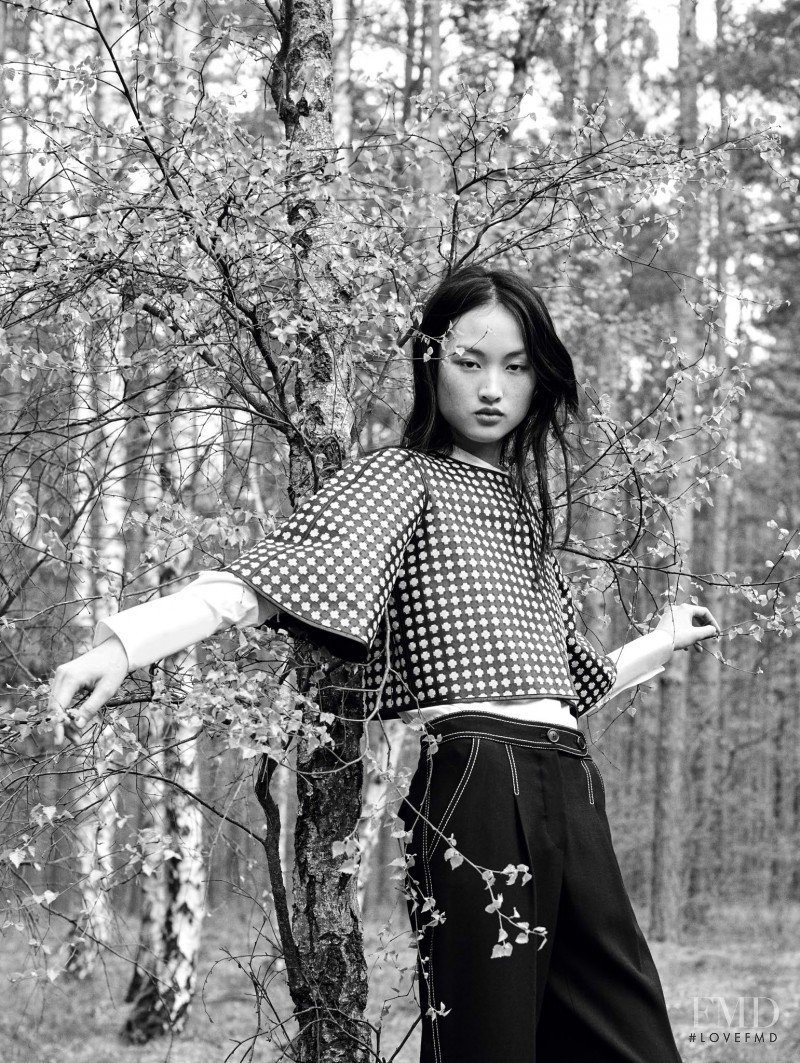 Jing Wen featured in Shades Of Nature, June 2016