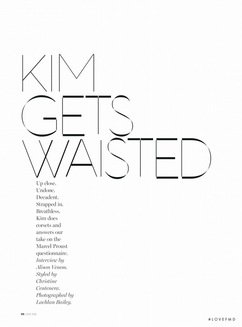 Kim Gets Waisted, June 2016