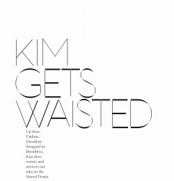 Kim Gets Waisted