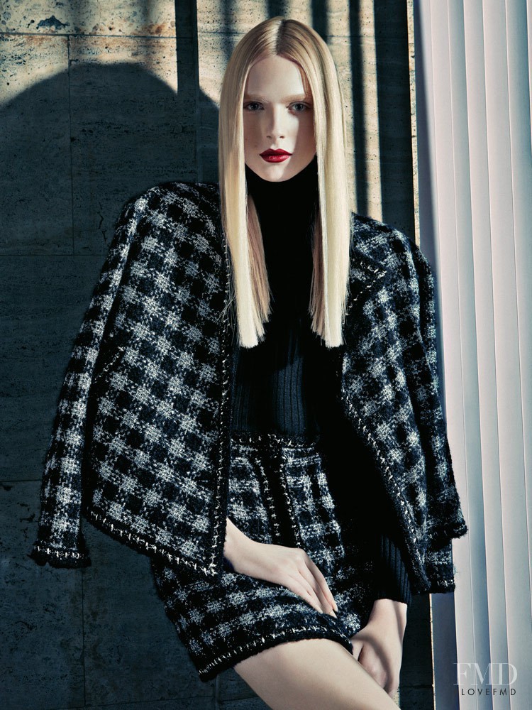 Andrej Pejic featured in Les Gémeaux, November 2011