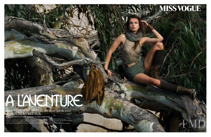 Andreea Diaconu featured in Miss Vogue ‘A l’aventure’, June 2016