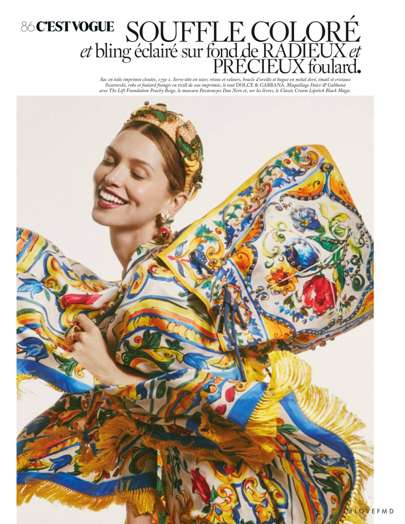 Hana Jirickova featured in C’est Vogue, June 2016