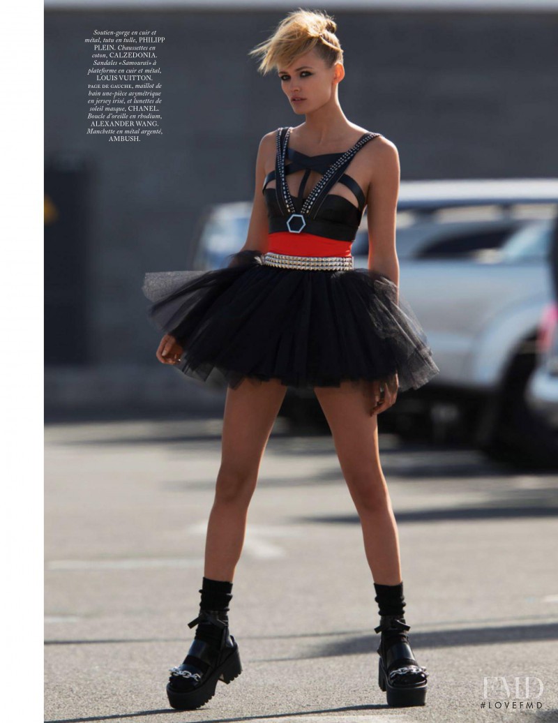 Edita Vilkeviciute featured in Miss Vogue ‘Back to Black’, June 2016