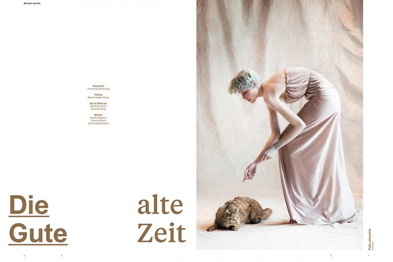 Theresa Schreck featured in Die Gute Alte Zeit, February 2016