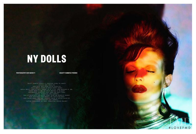 Briley Jones featured in NY Dolls, February 2016