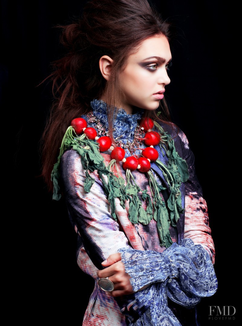 Zhenya Katava featured in Dress In Fresh, December 2011