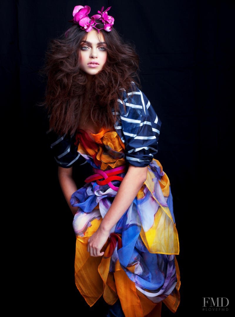 Zhenya Katava featured in Dress In Fresh, December 2011