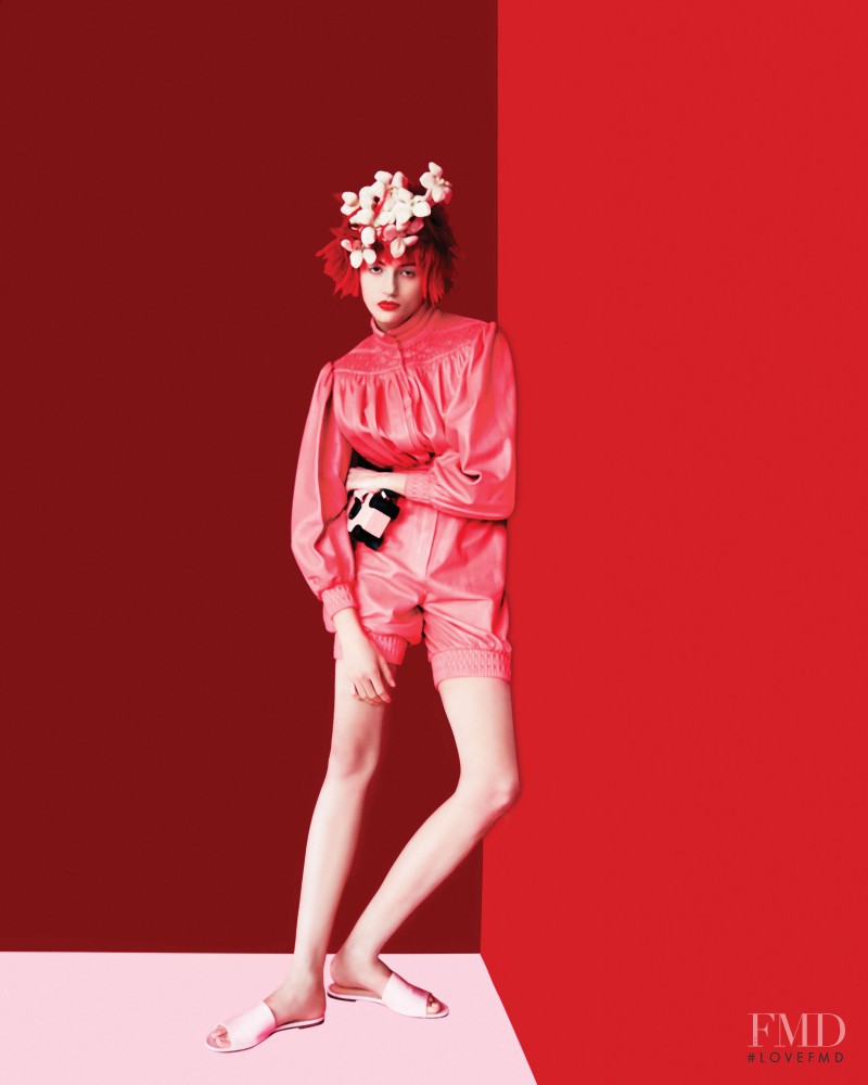 Bruna Ludtke featured in Pink, April 2016
