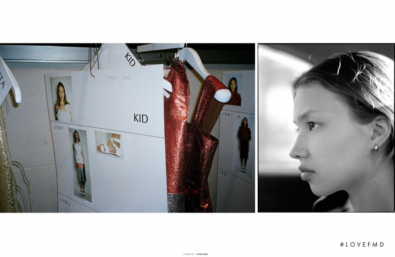 Kid Plotnikova featured in Kid, October 2014