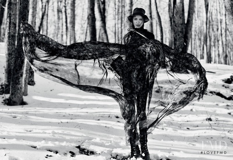 Kid Plotnikova featured in Snow Black, February 2015