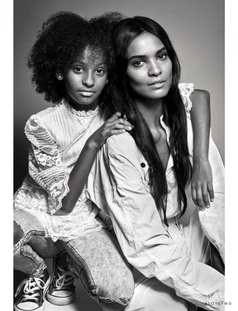 Liya Kebede featured in Love: It\'s All About Familly, June 2016