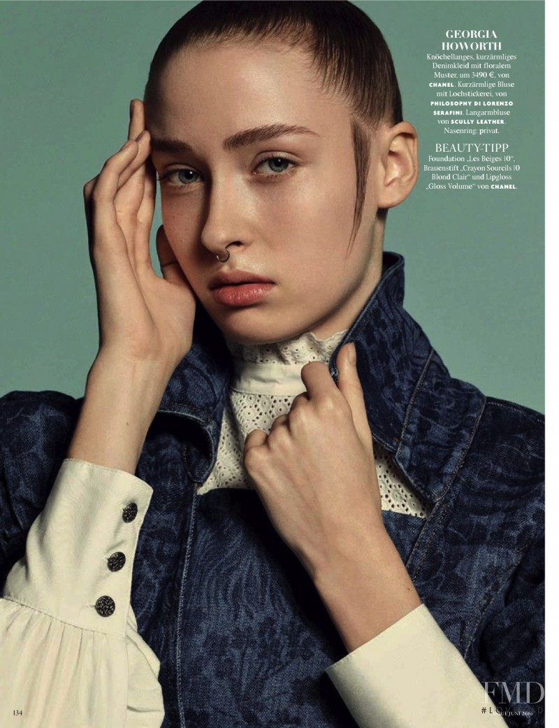 Georgia Howorth featured in Jeans: New Faces In New Denim, June 2016