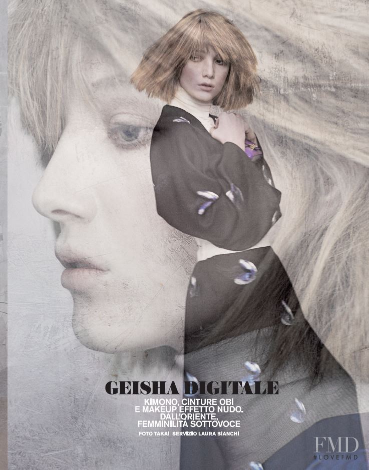 Lou Schoof featured in Geisha Digitale, April 2015