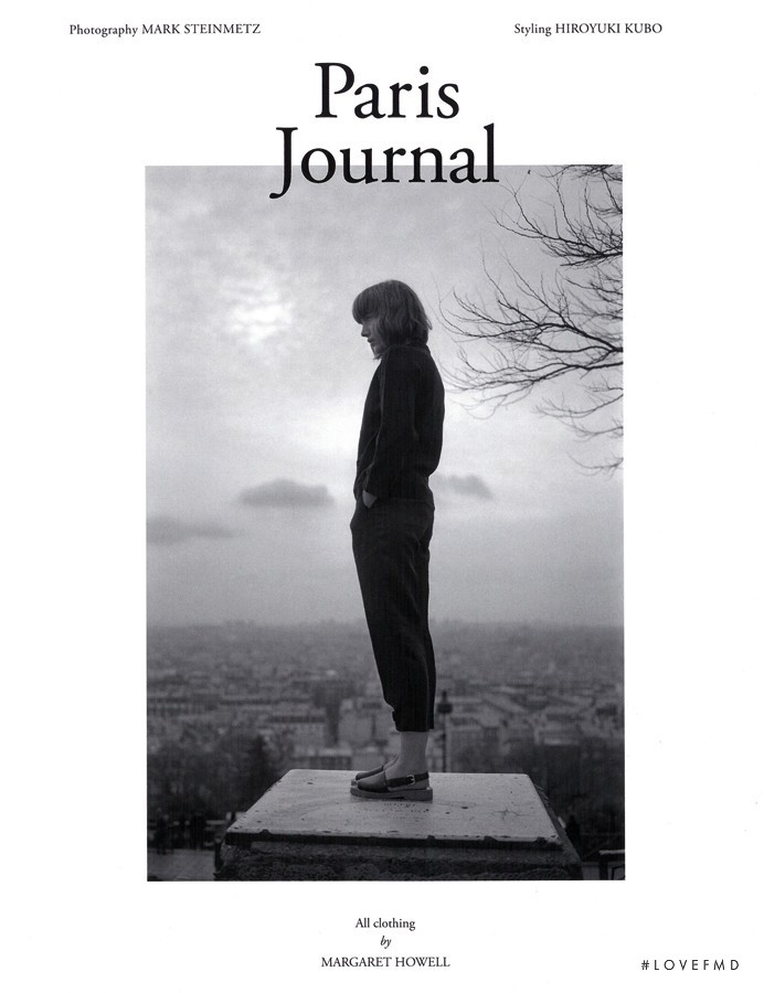 Lou Schoof featured in Paris Journal, April 2015