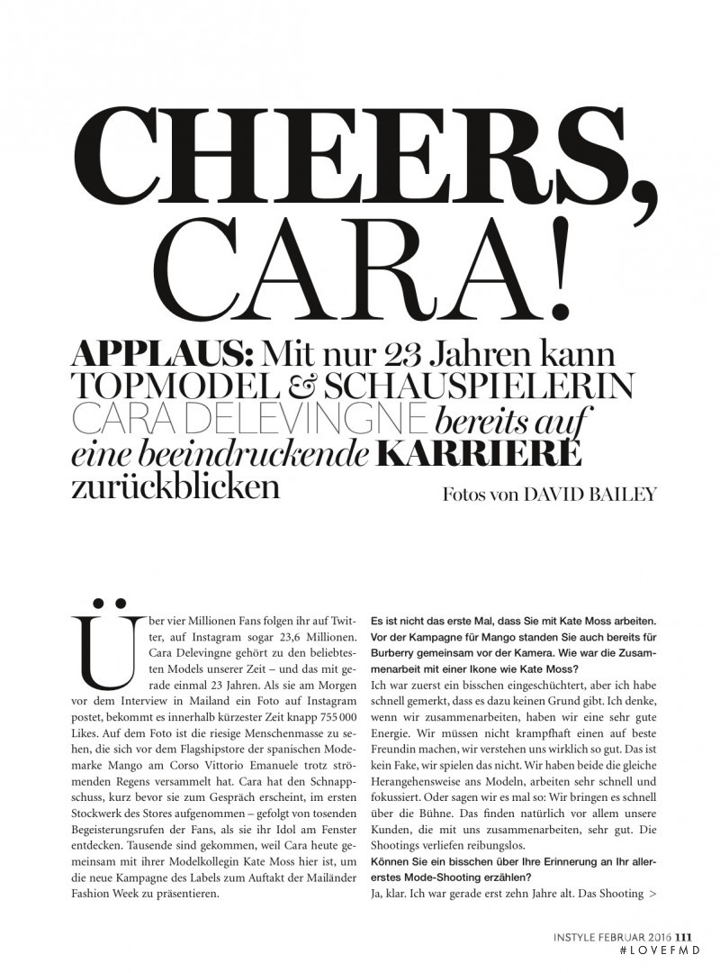 Cheers, Cara!, February 2016