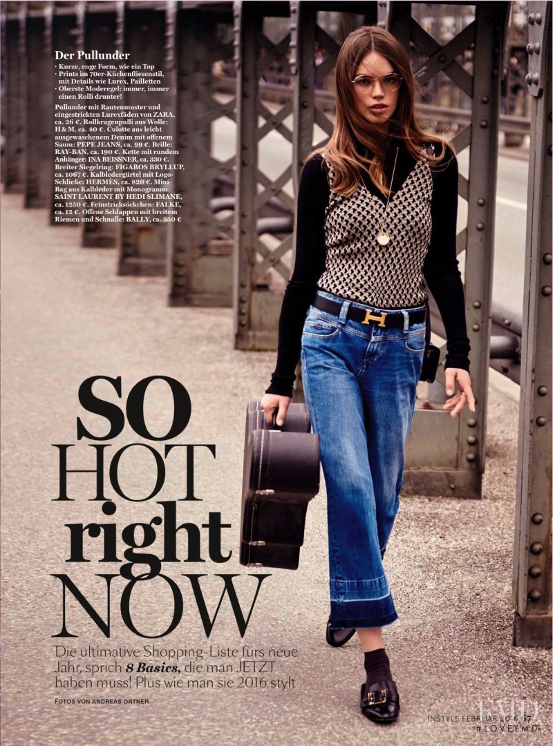 Eva Hooft featured in So hot right now, February 2016