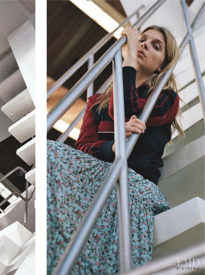 Clemence Poesy featured in Pure Poesy, April 2016