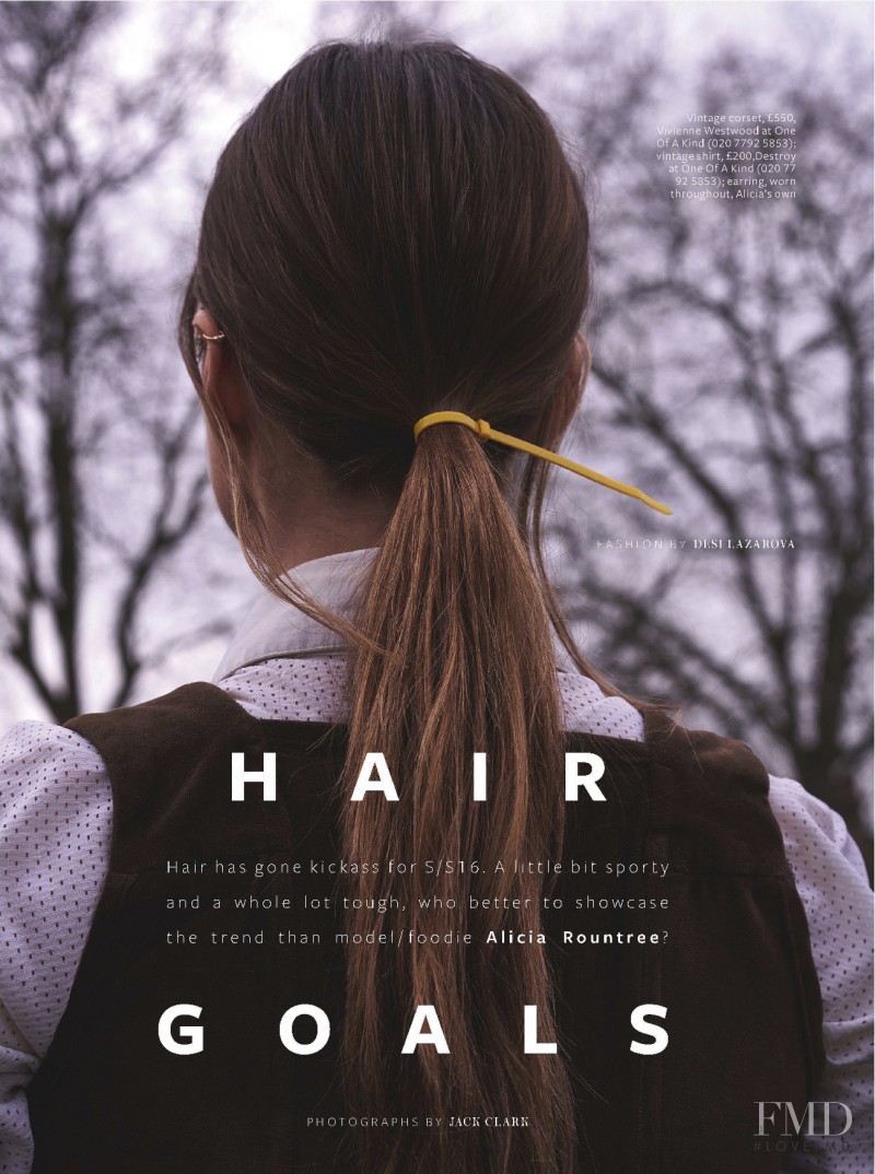 Alicia Rountree featured in Hair Goals, April 2016