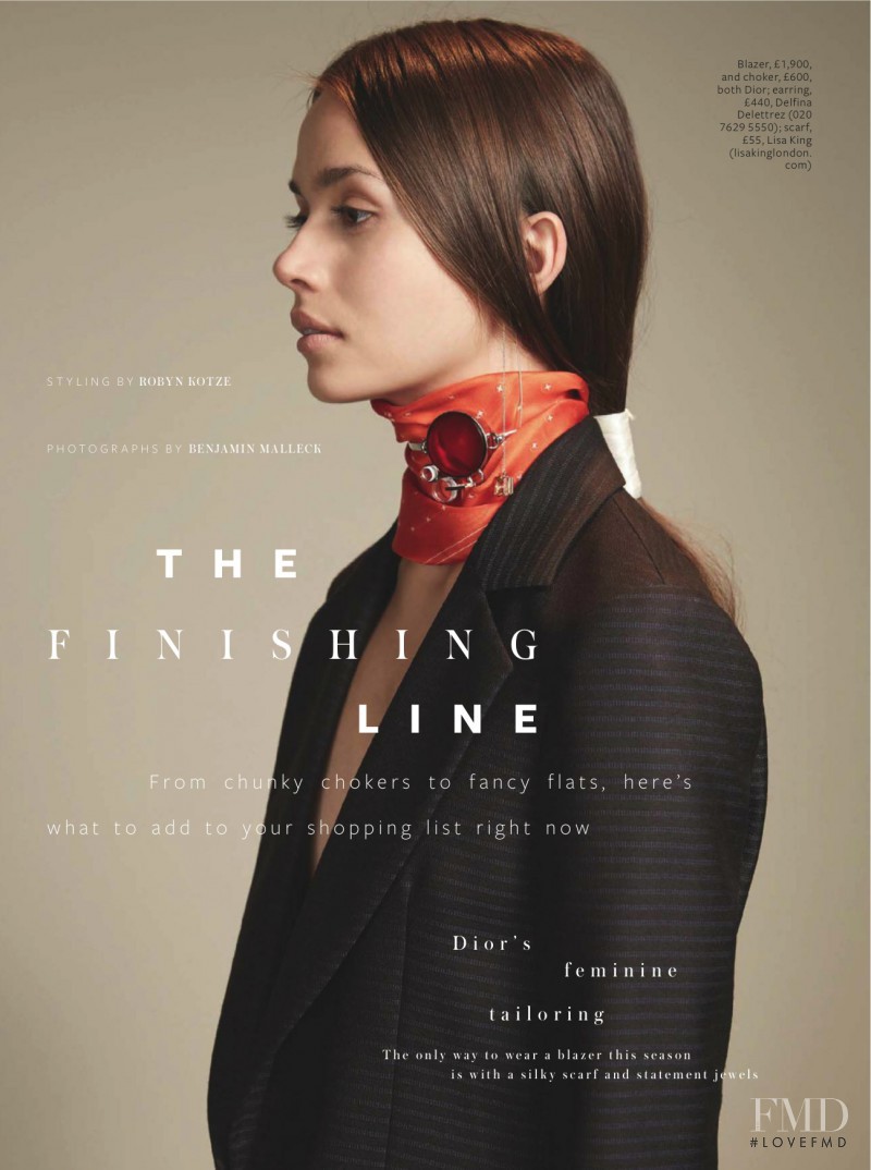 Alena Podloznaya featured in The Finishing Line, April 2016