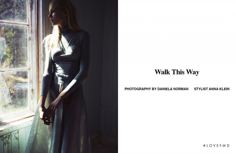 Maja Brodin featured in Walk This Way, August 2014