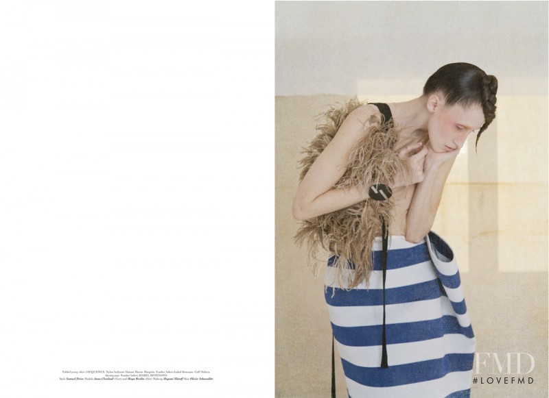 Anna Cleveland featured in A jugend stil feel, March 2015