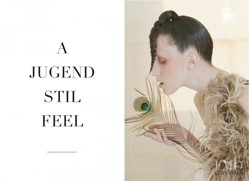 Anna Cleveland featured in A jugend stil feel, March 2015