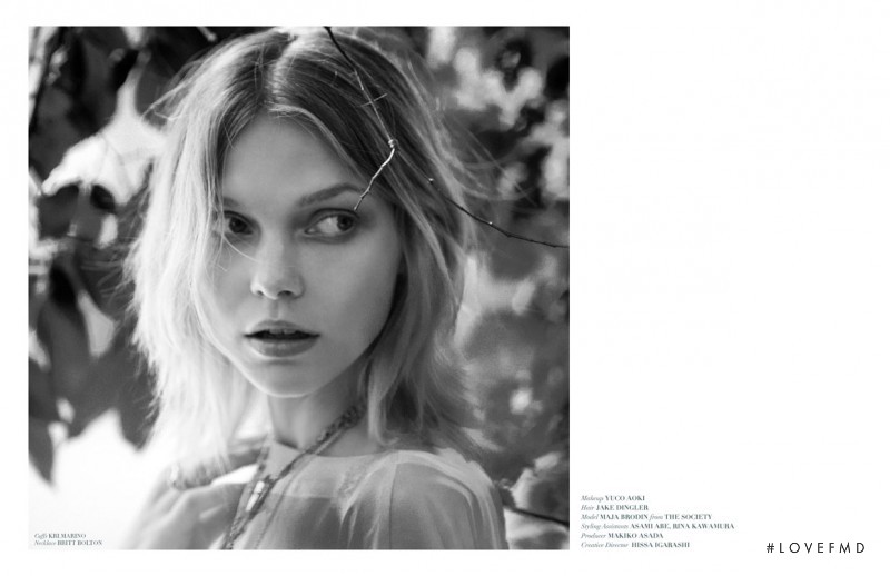 Maja Brodin featured in In The Woods, October 2015