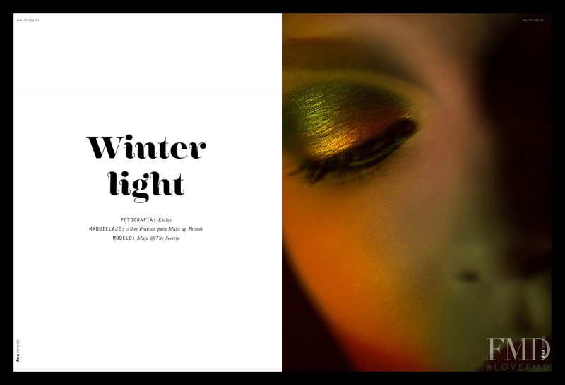 Maja Brodin featured in Winter light, January 2016