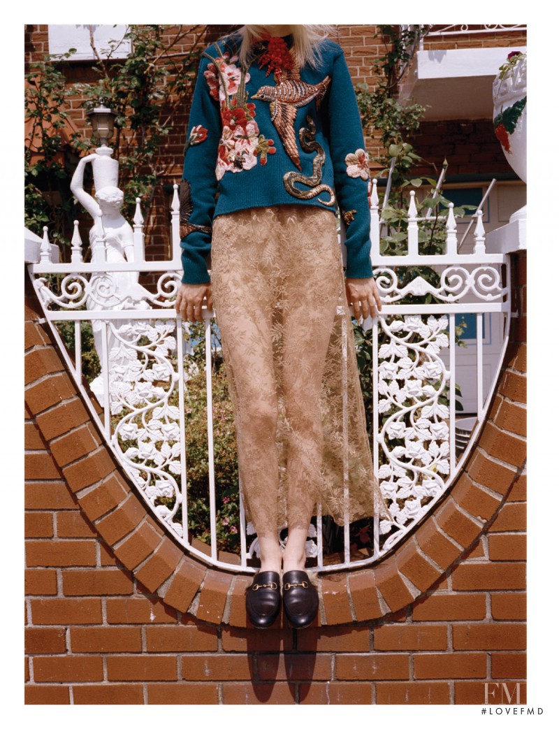 Linn Arvidsson featured in Gucci, September 2015