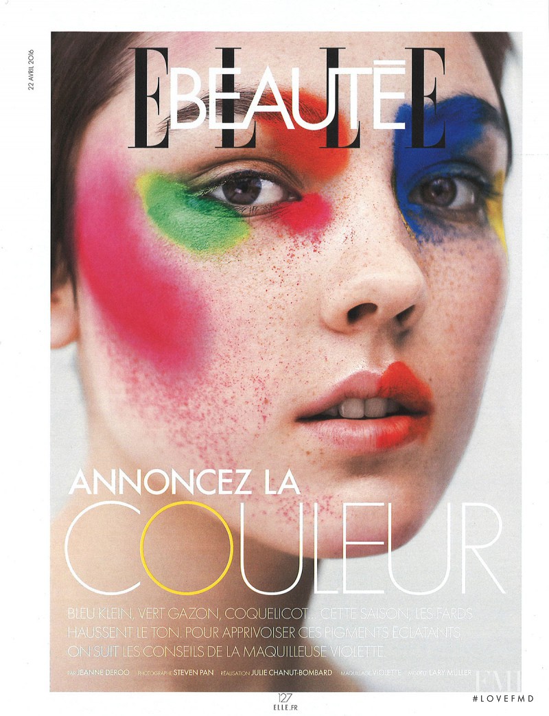 Lary Müller featured in Annoncez La Couleur !, April 2016