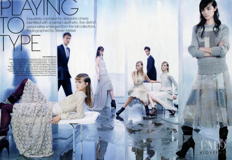 Caroline Trentini featured in Playing to Type, September 2011